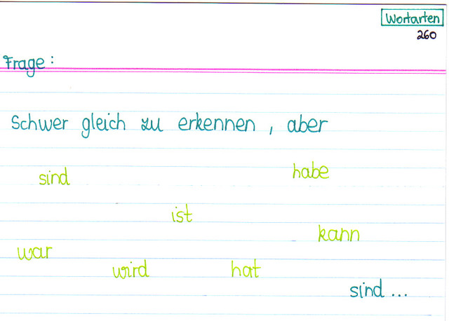 Schwer gleich zu erkennen, aber...