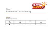 MSA Mathe Arbeitsblatt für Lektion 7