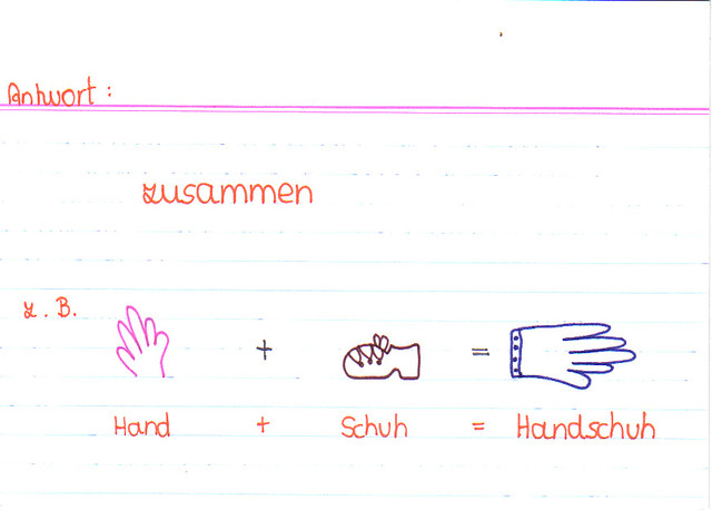 Wie schreibe ich Zusammensetzungen aus Nomen und Nomen?