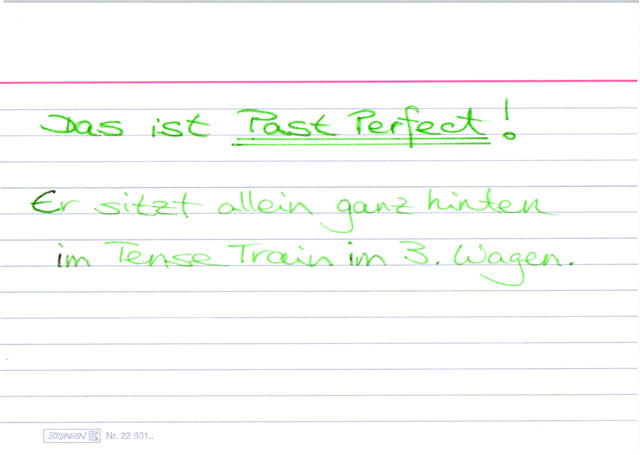 Past Perfect