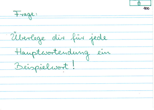Beispiele zu Nomenendungen