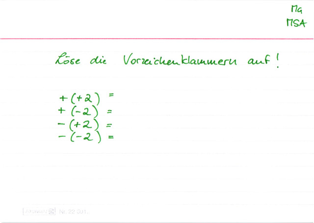 Vorzeichenklammer