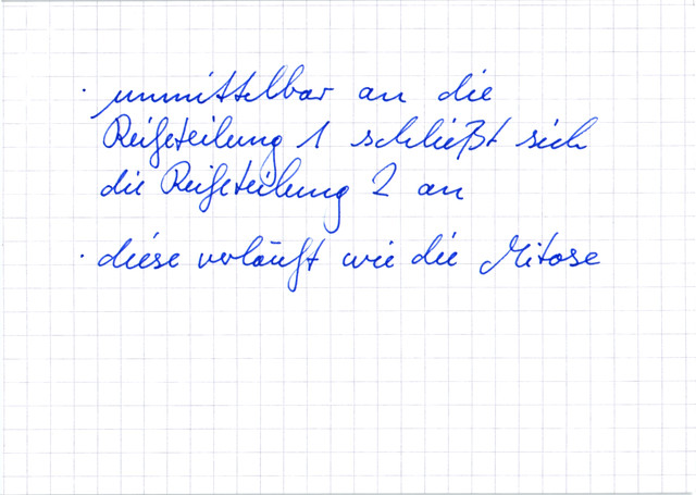 Meiose: 2. Reifeteilung