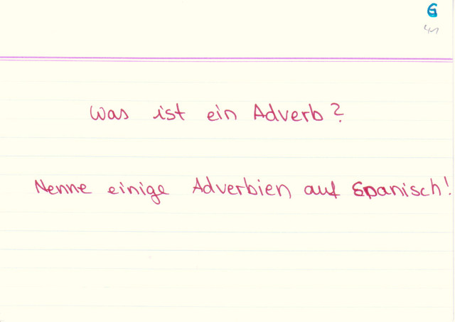 Was ist ein Adverb?