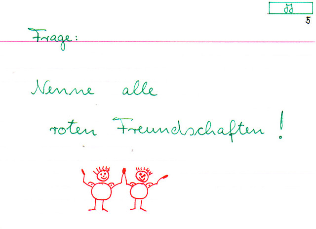 alle roten Freundschaften