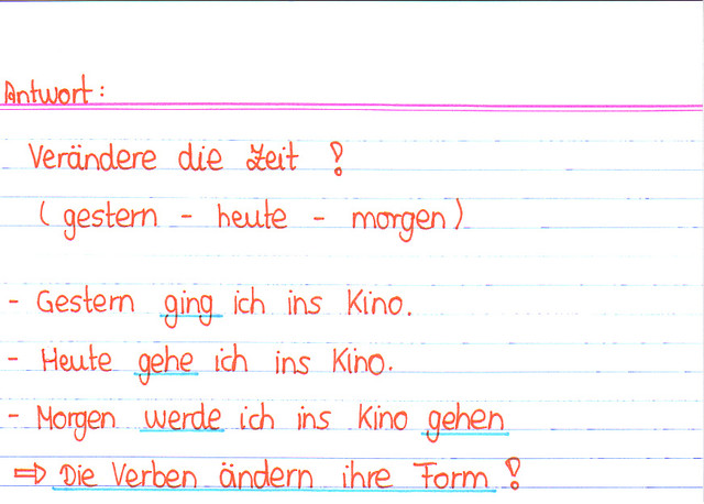 Woran erkennst du Verben im Satz?