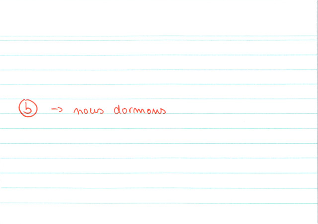 dormir