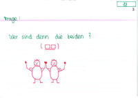 Zeichnung zu roten Freundschaften
