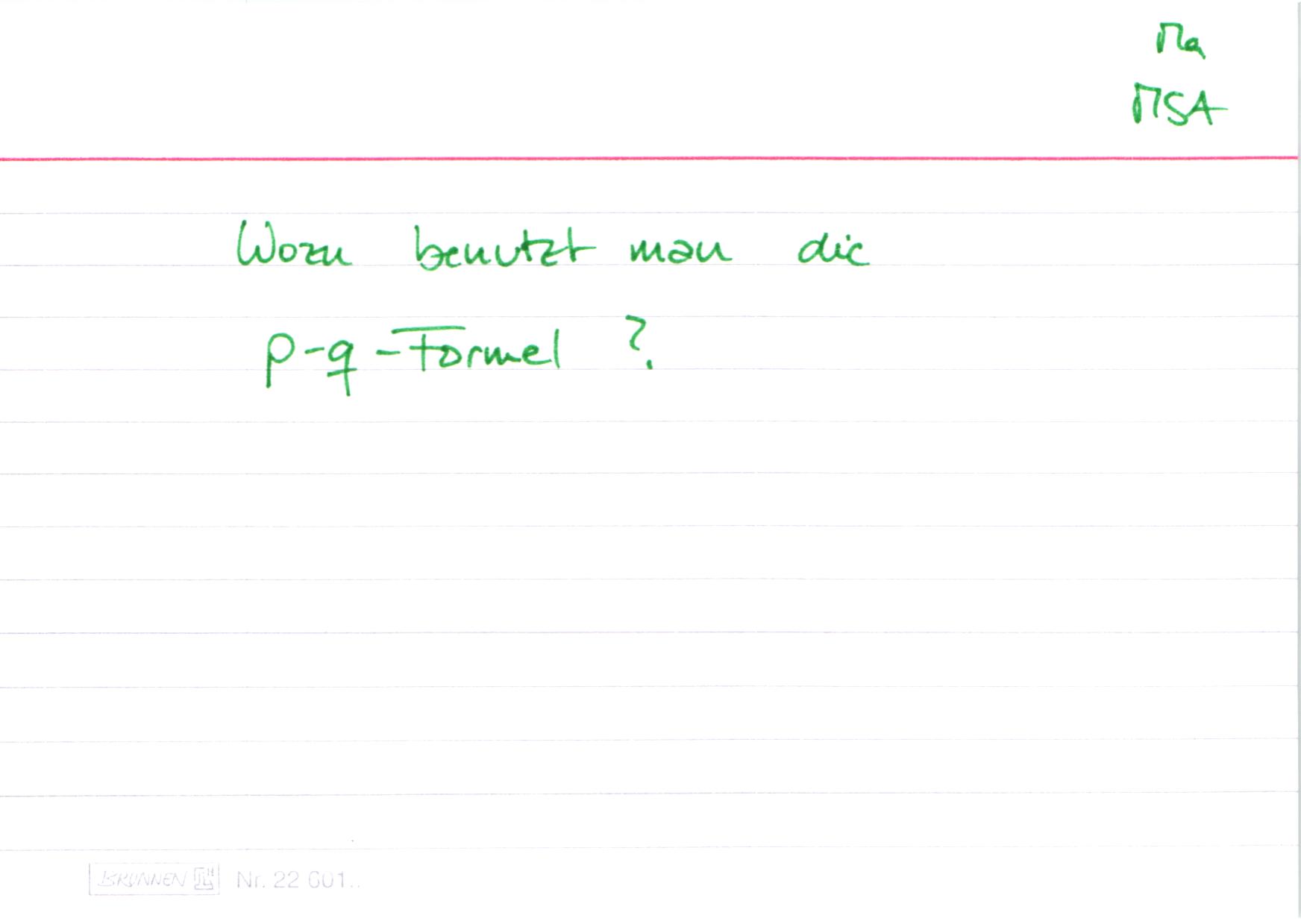 Wozu dient die p-q-Formel ǀ Lernwerk TV